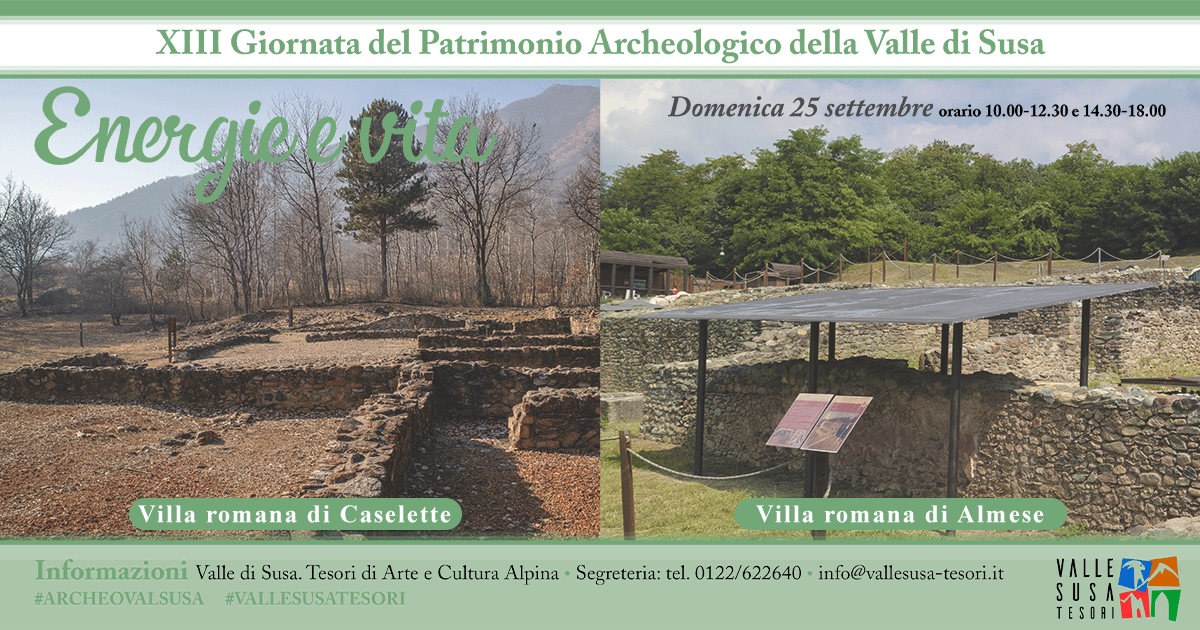 XIII Giornata del patrimonio archeologico della Valle di Susa